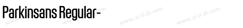 Parkinsans Regular字体转换 Parkinsans Regular字体转换